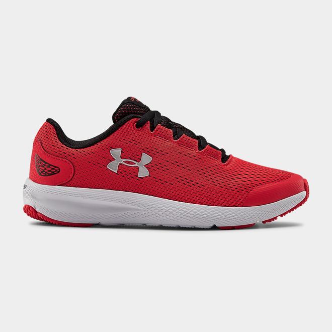 Under Armour Charged Pursuit 2 - Chlapcenske Bezecke Topanky - Červené/Čierne